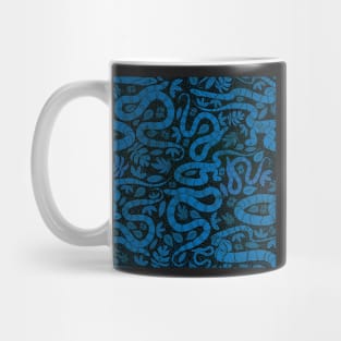 Snake block print Mug